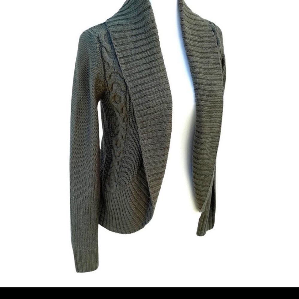 Mossimo Hunter Green Open Front Cardigan | Small